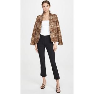 AYR The Sizzle Straight Leg Split Hem Pants Black Size 6